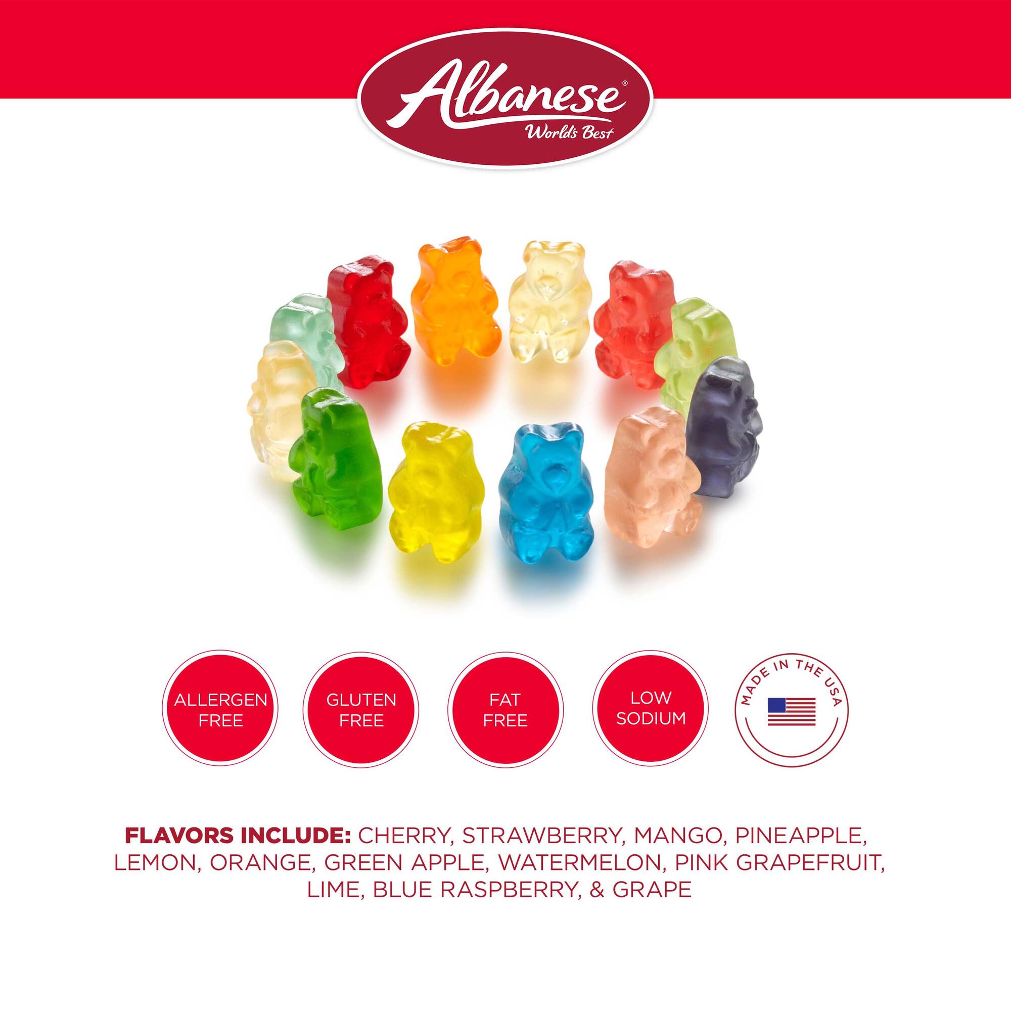 Albanese 12 Flavor Gummi Bears